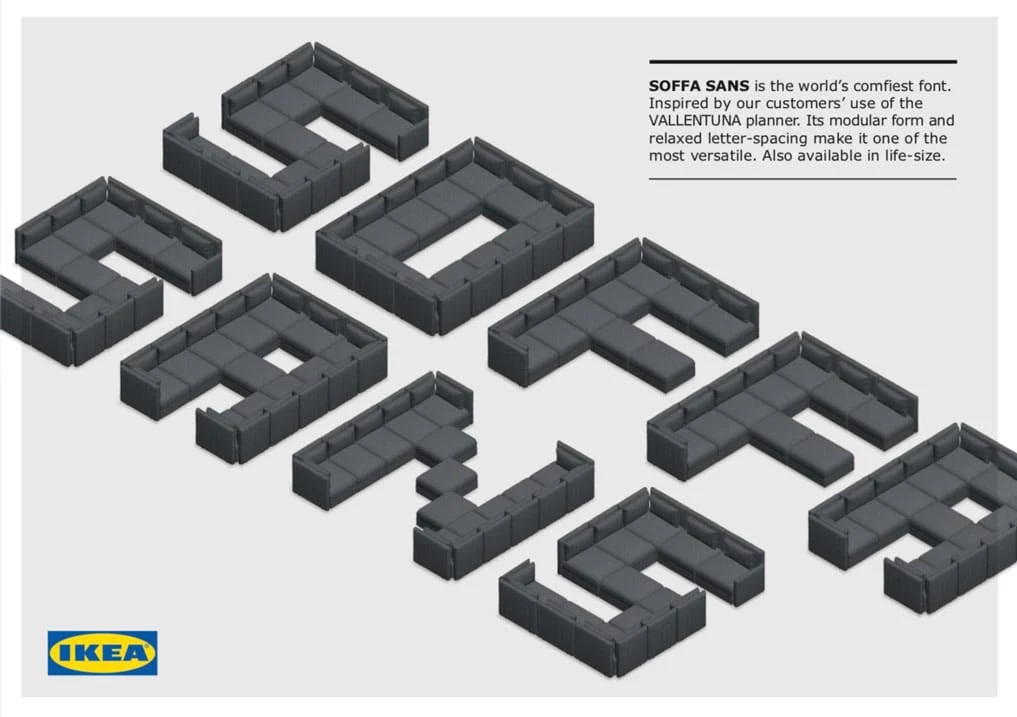 Ikea Releases: Soffa Sans Font