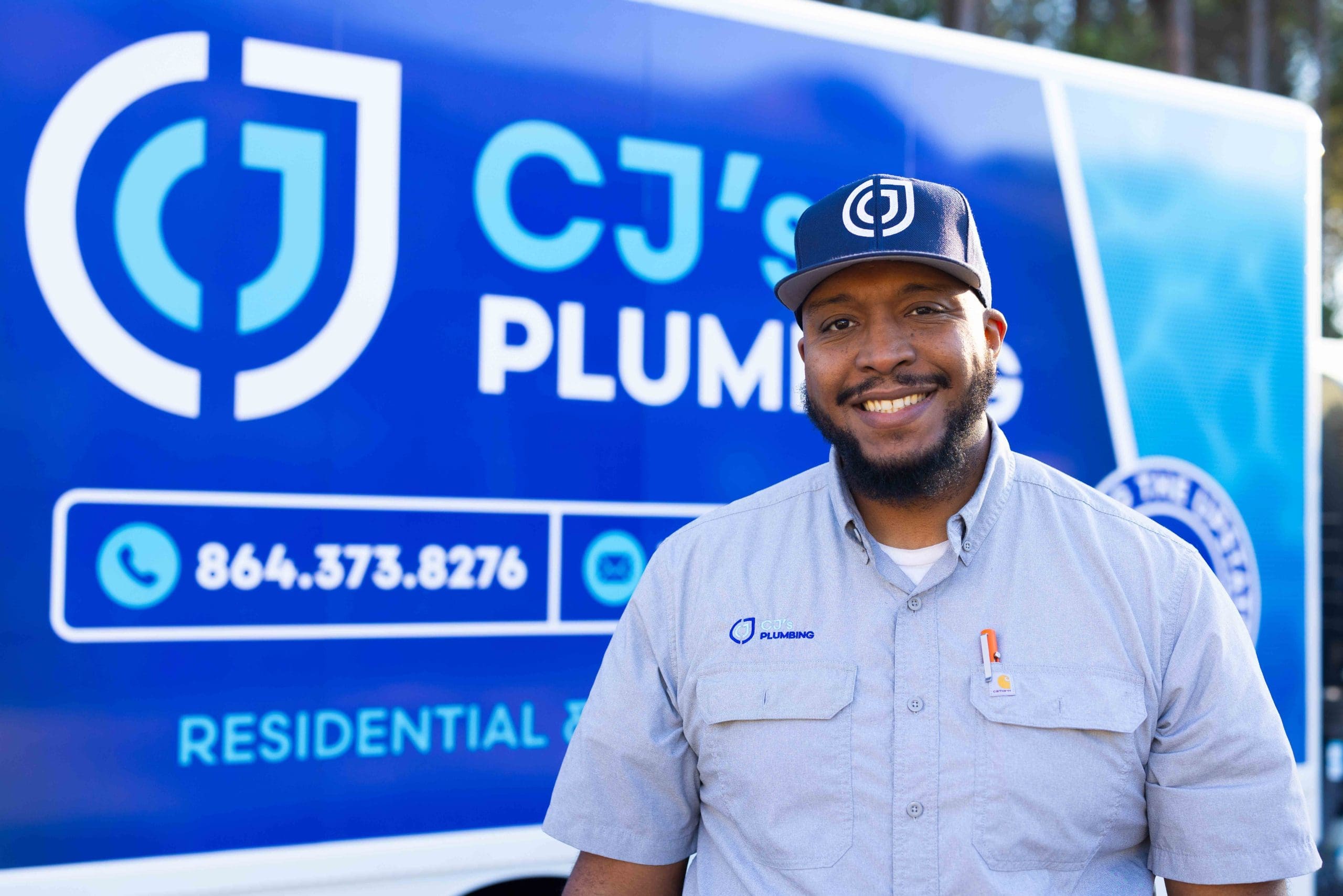 CJ’s Plumbing Logo Design & Wrap Design